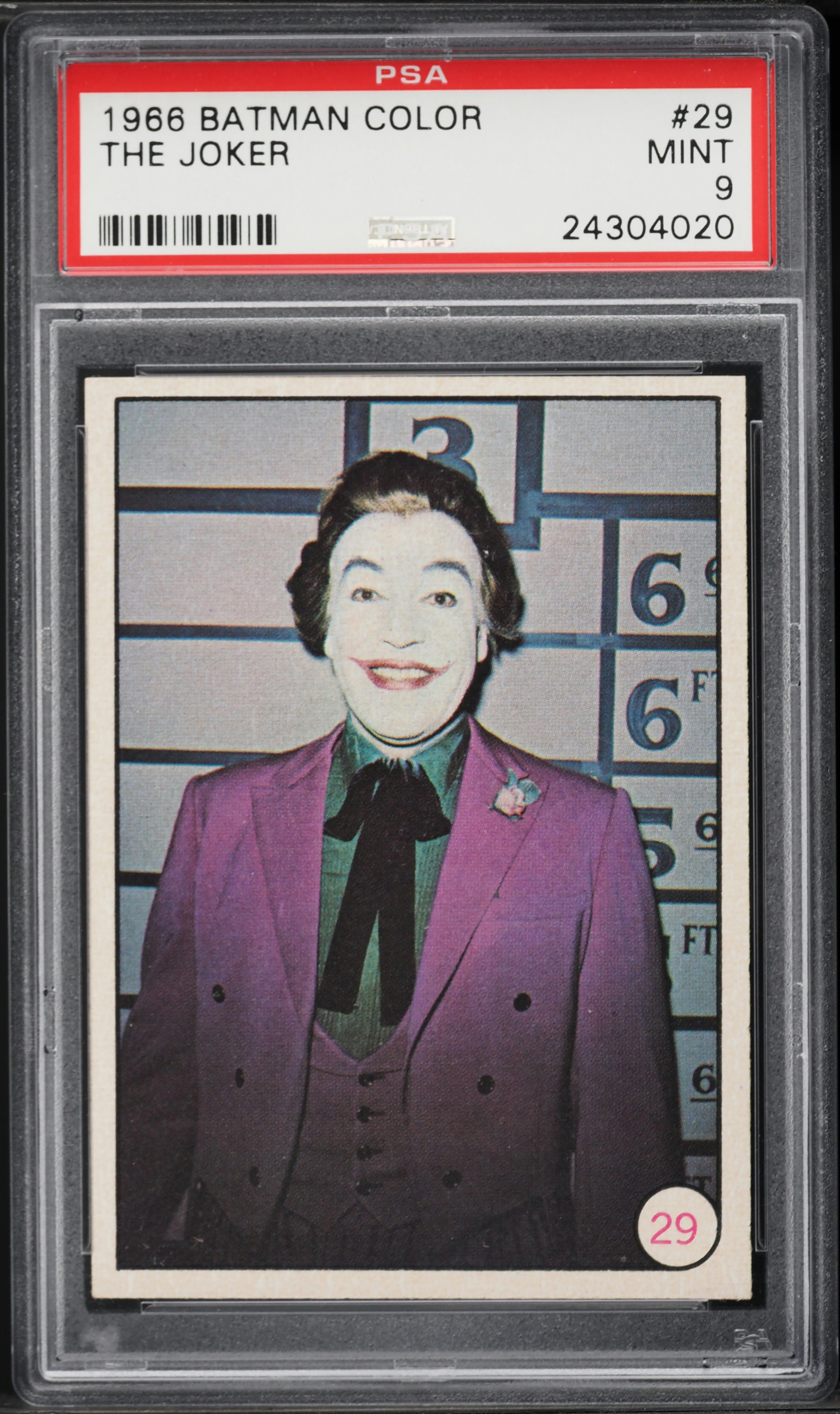1966 Batman Color The Joker #29 PSA 9 MINT