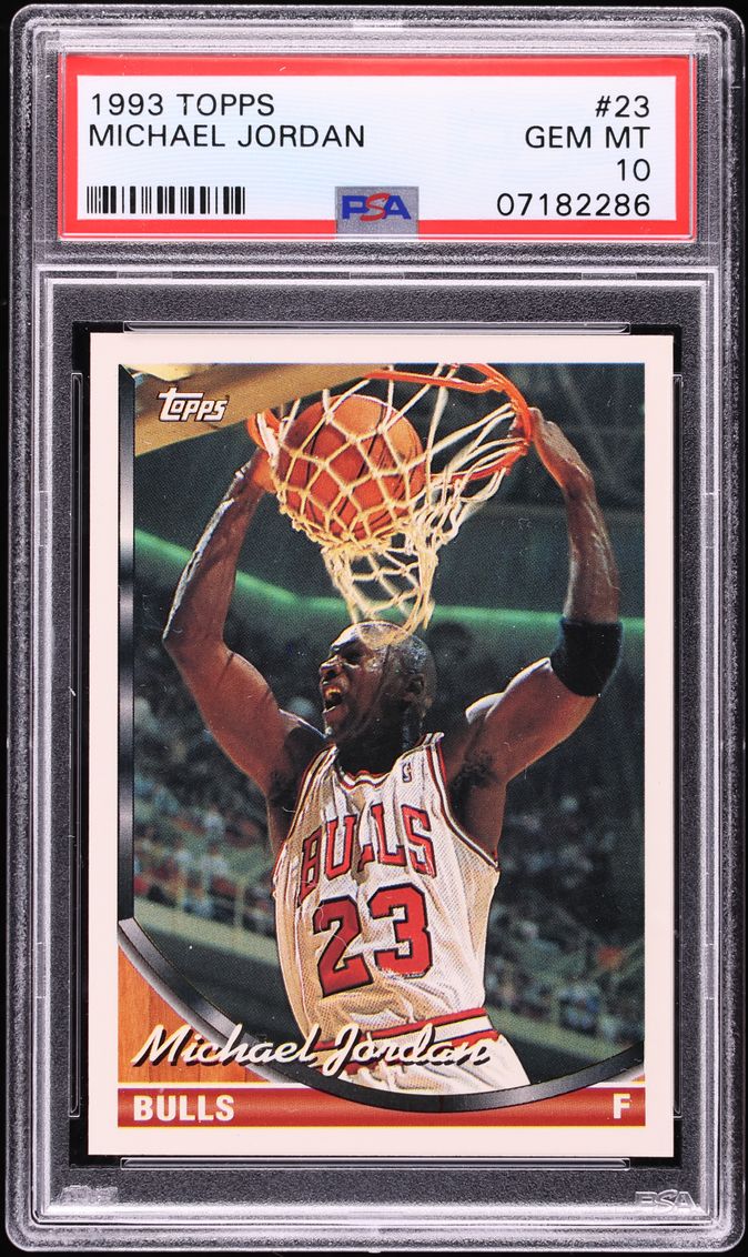1993 Topps Basketball Michael Jordan #23 PSA 10 GEM MINT