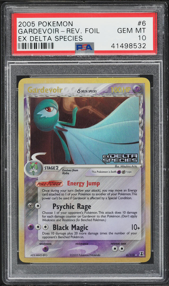 2005 Pokemon EX Delta Species Reverse Holo Gardevoir #6 PSA 10 GEM MINT