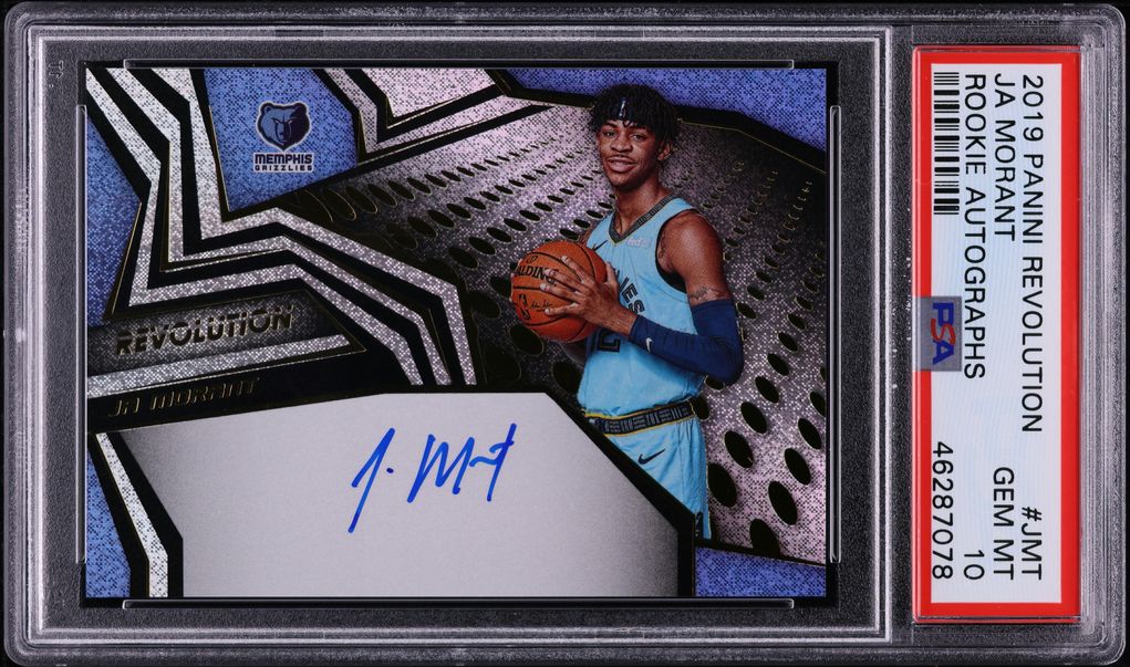 2019 Panini Certified Ja Morant ROOKIE RC #152 PSA 10 GEM