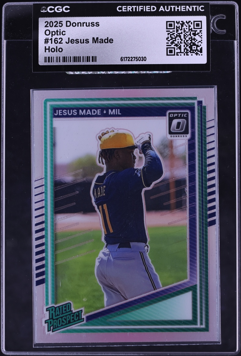 2025 Donruss Optic Holo Jesus Made ROOKIE #162 CGC AUTH