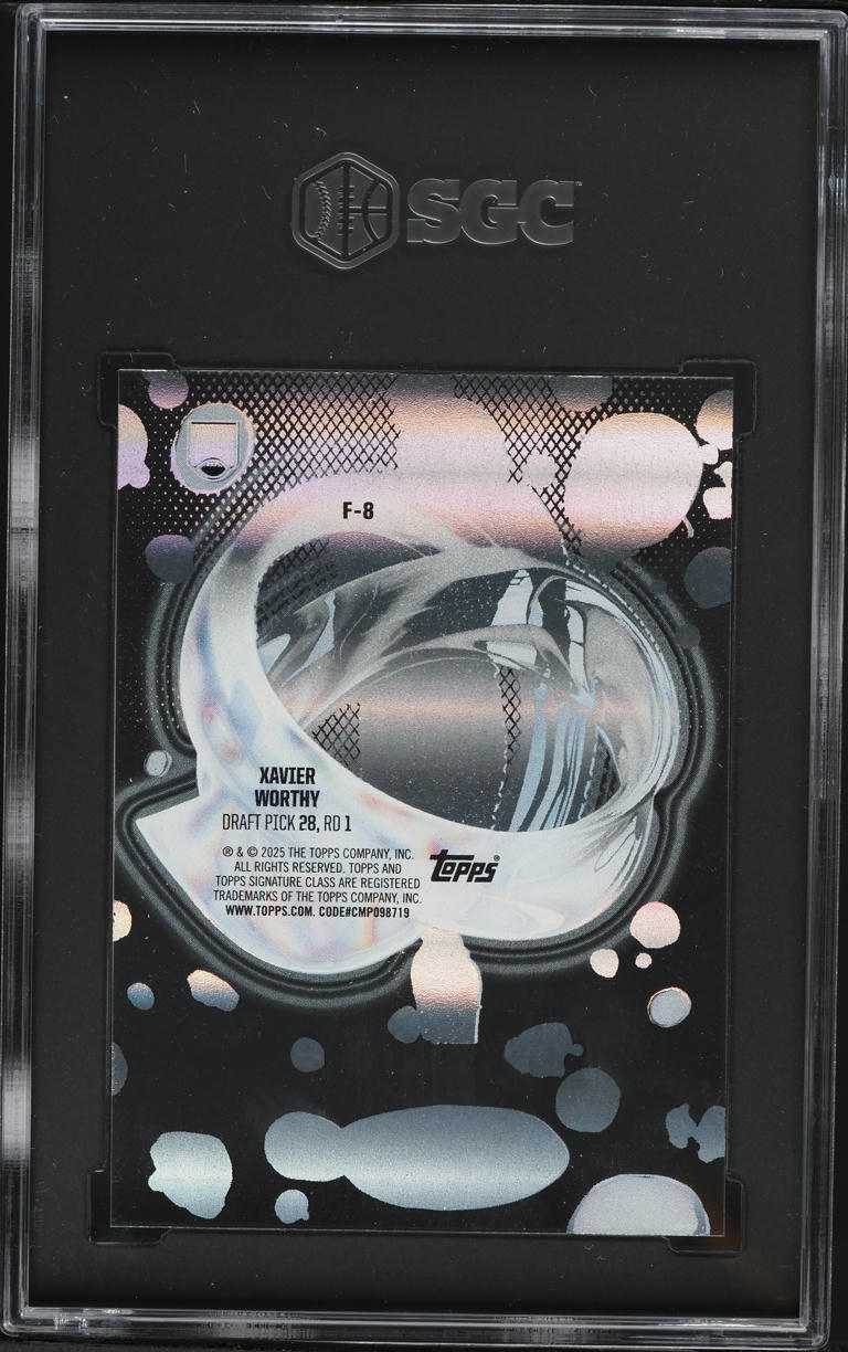 2024 Topps Signature Class Fluidity Xavier Worthy ROOKIE #F-8 SGC 9 MINT