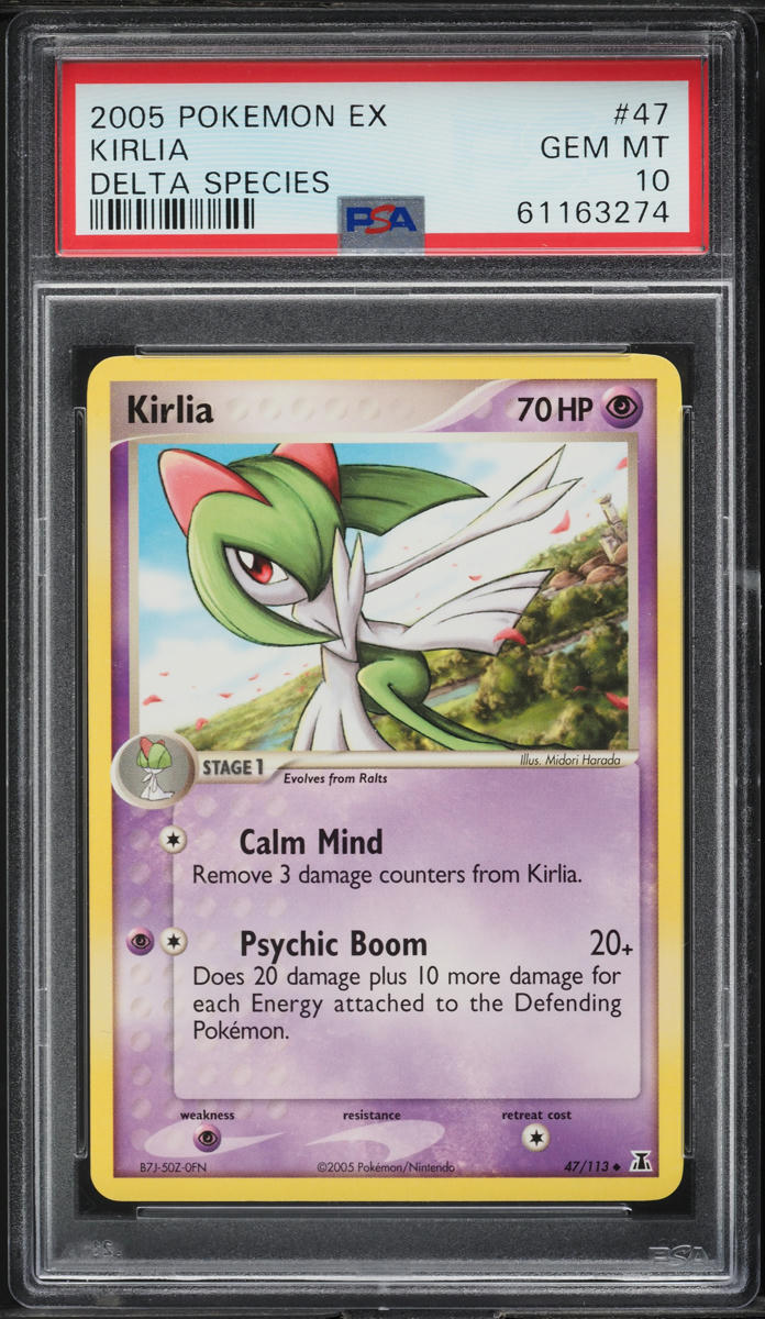 2005 Pokemon EX Delta Species Kirlia #47 PSA 10 GEM MINT - Main Image