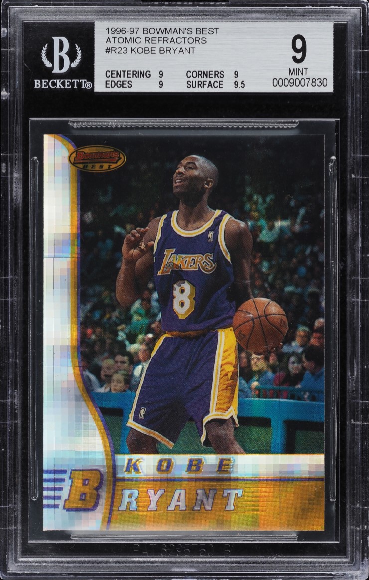 1996 Skybox Z-Force Zebut Kobe Bryant ROOKIE #3 PSA 9 MINT on