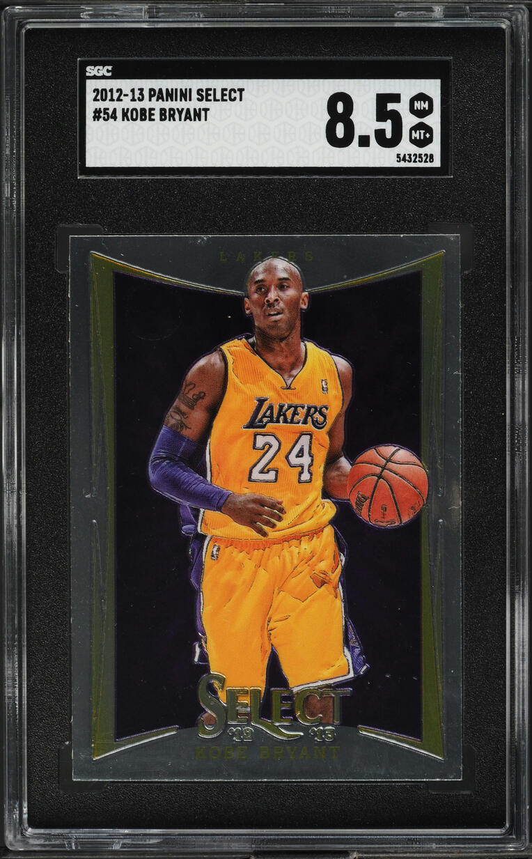 2012 Select Basketball Kobe Bryant #54 SGC 8.5 NM-MT+