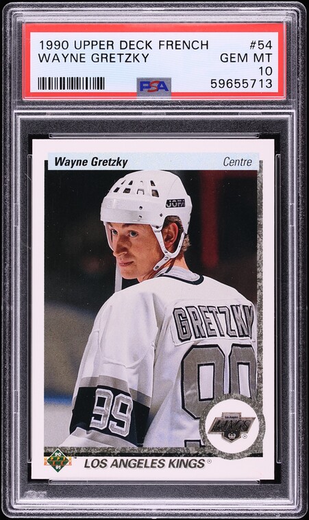 1990 Upper Deck French Wayne Gretzky #54 PSA 10 GEM MINT