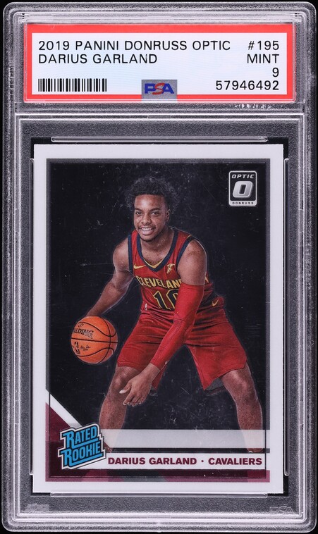 2019 Donruss Optic Darius Garland ROOKIE #195 PSA 9 MINT