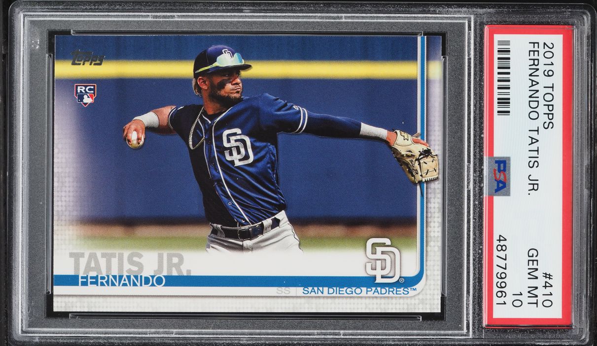 2019 Topps Fernando Tatis Jr. ROOKIE #410 PSA 10 GEM MINT