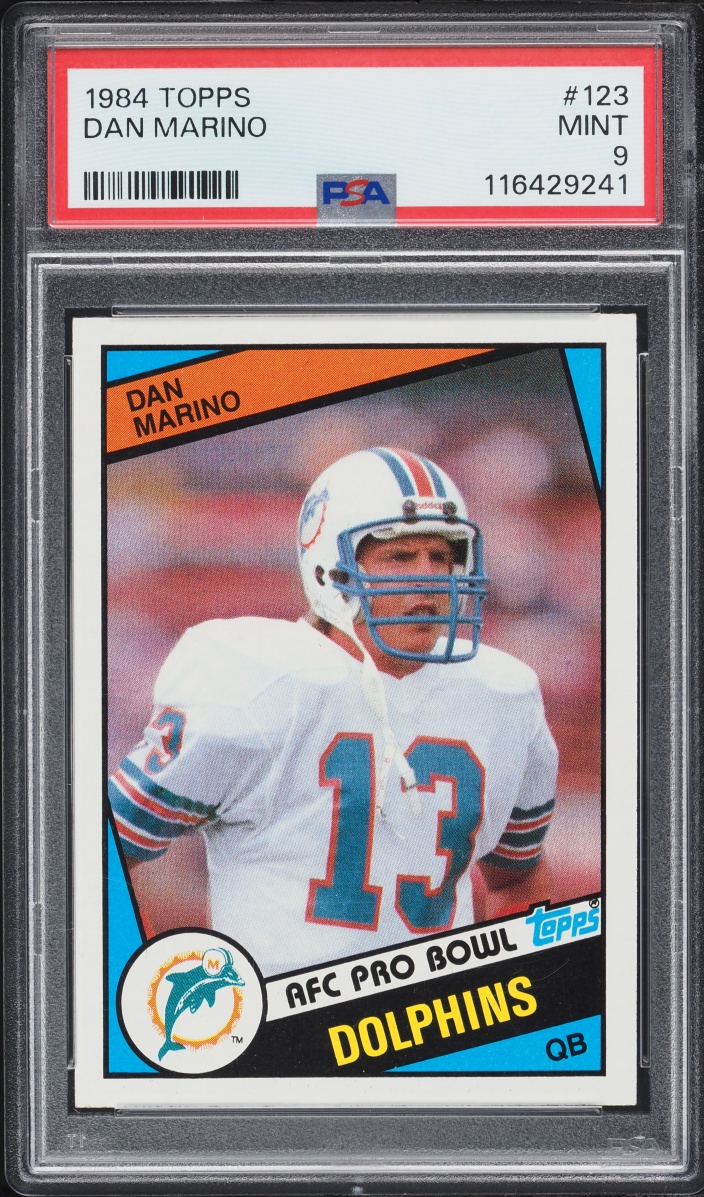 1984 Topps Football Dan Marino ROOKIE #123 PSA 9 MINT