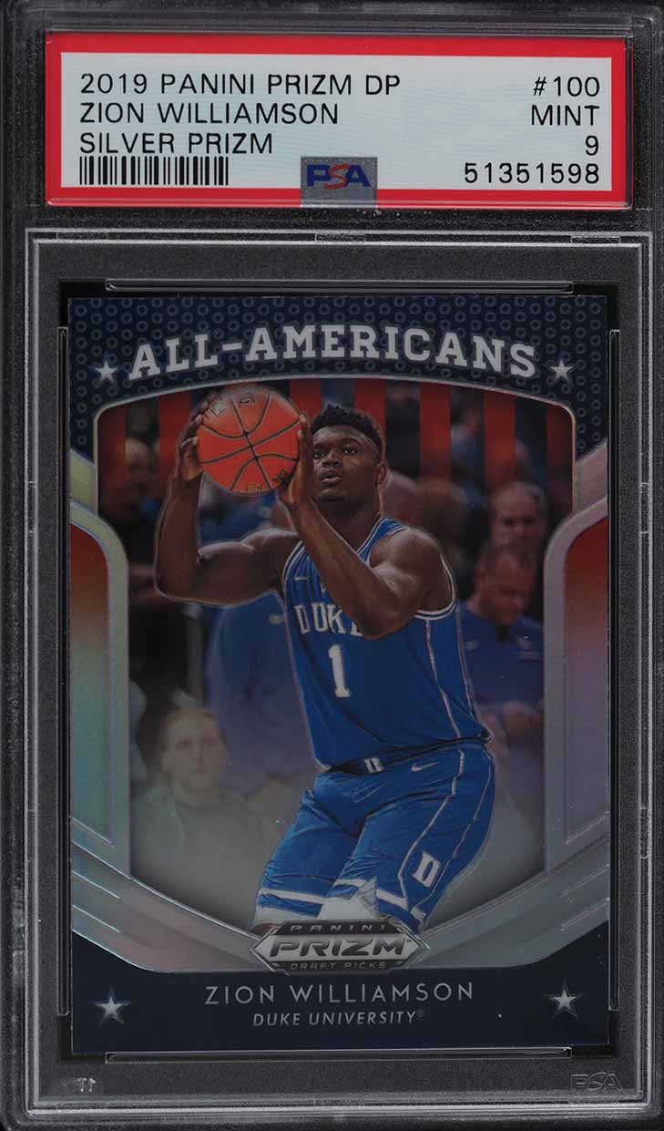 2019 Panini Prizm Silver Zion Williamson ROOKIE #248 PSA 10 GEM