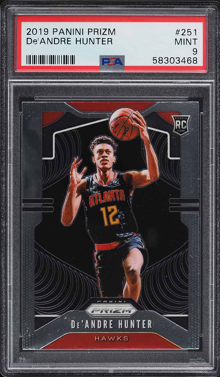 2019 Panini Prizm De'Andre Hunter ROOKIE #251 PSA 9 MINT