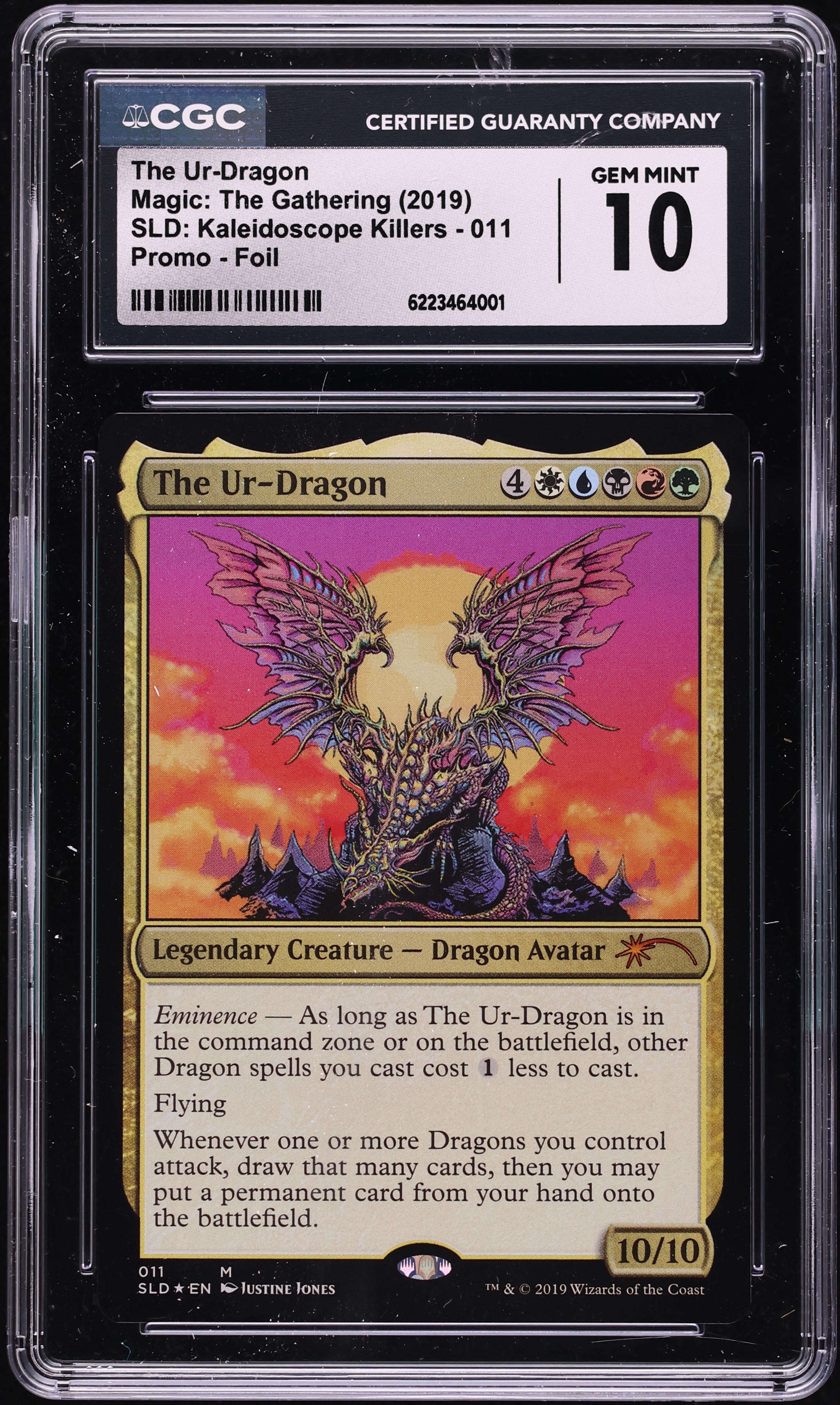 2019 Magic The Gathering MTG SLD Kaleidoscope Killers Foil The Ur-Dragon CGC 10 GEM MINT