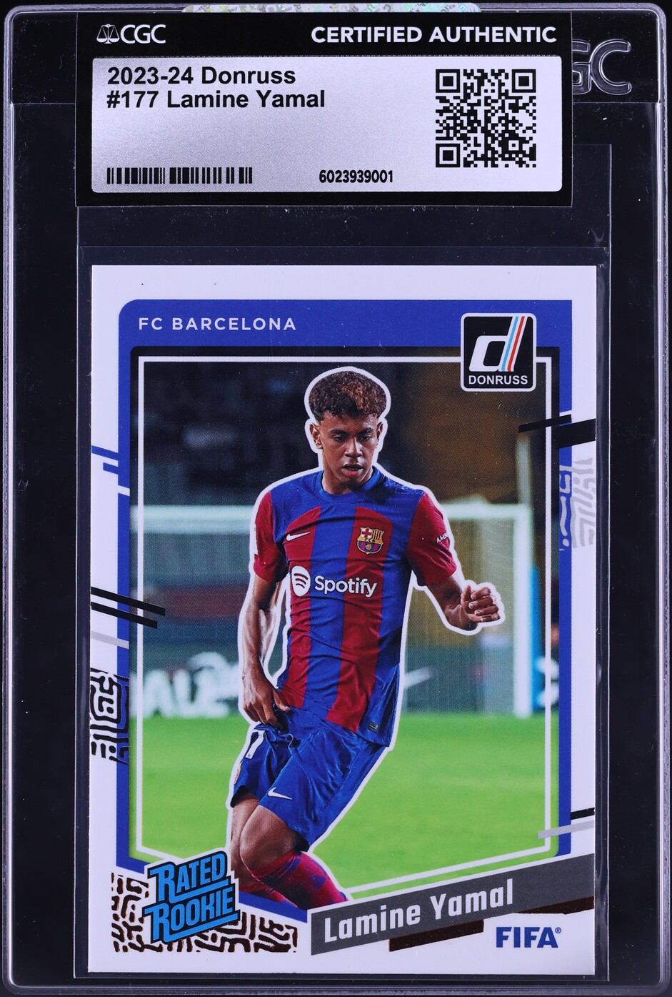 2023 Donruss FIFA Lamine Yamal ROOKIE #177 CGC AUTH