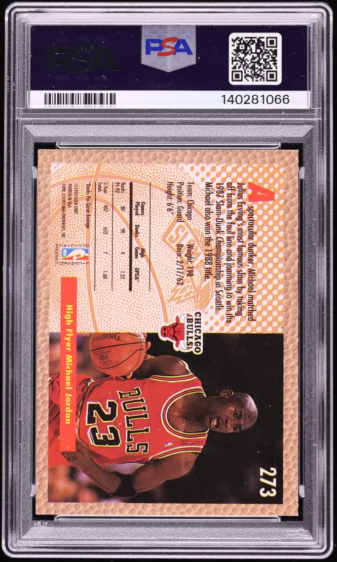 1992 Fleer Basketball Michael Jordan #273 PSA 9 MINT