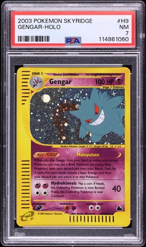 2003 Pokemon Japanese Zukancard Gold Silver Adventure Card