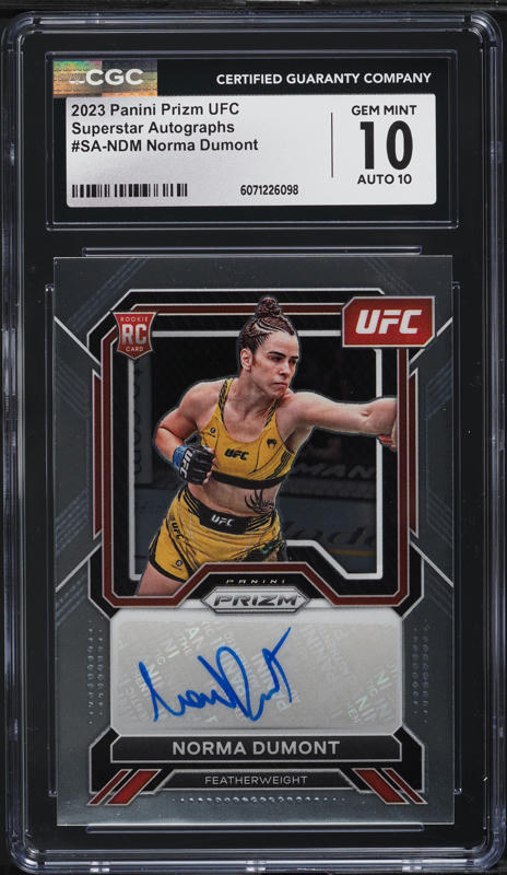 2023 Panini Prizm UFC Superstar Drakkar Klose ROOKIE AUTO
