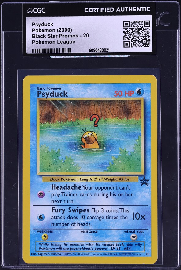 2000 Pokemon Black Star Promo The Power Of One Aoki Error Articuno