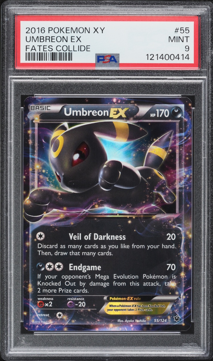 2016 Pokemon XY Fates Collide Holo Umbreon EX #55 PSA 9 MINT