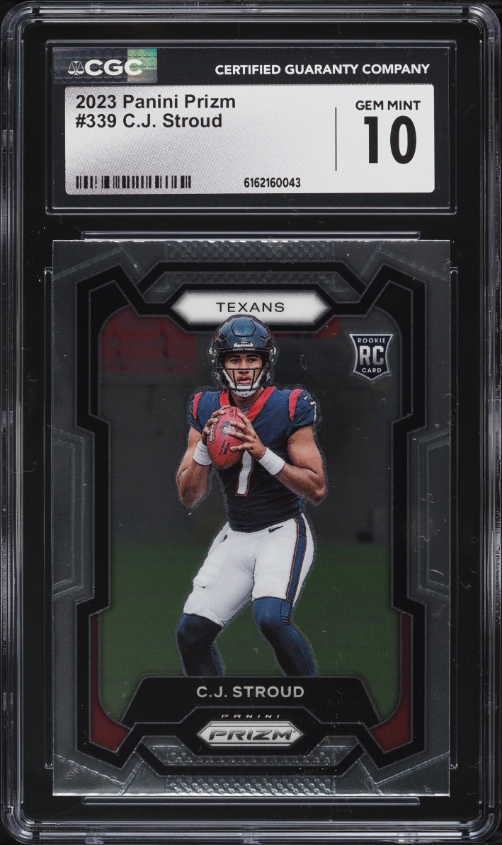 2023 Panini Prizm C.J. Stroud ROOKIE #339 CGC 10 GEM MINT
