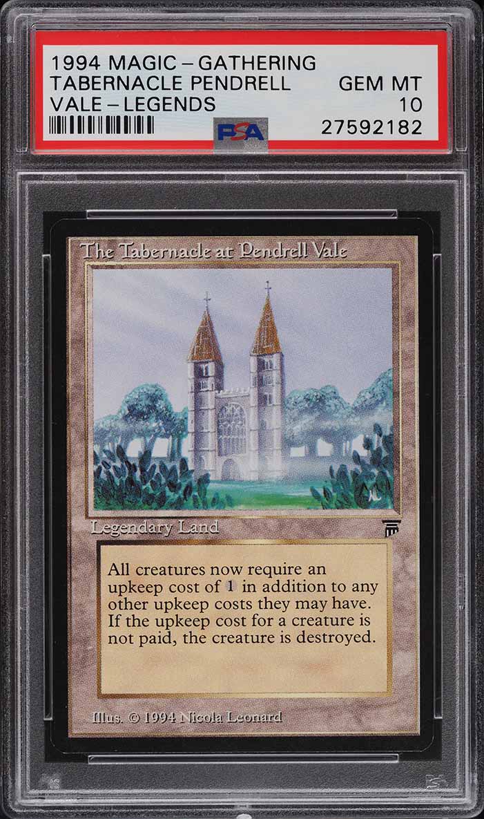 1994 Magic The Gathering MTG Legends Wood Elemental R G PSA 9 MINT