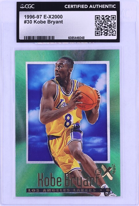 1996 Skybox E-X2000 Kobe Bryant ROOKIE #30 PSA 9 MINT on