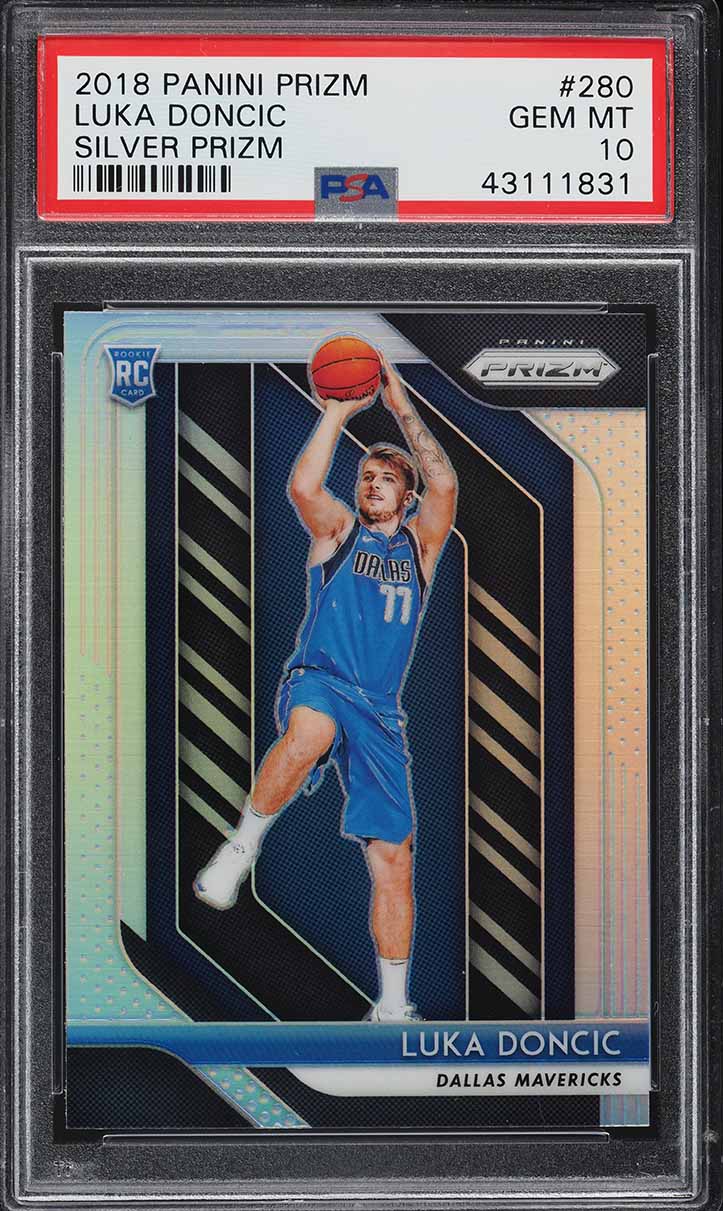 2018 Panini Prizm Silver Luka Doncic ROOKIE #280 PSA 10 GEM