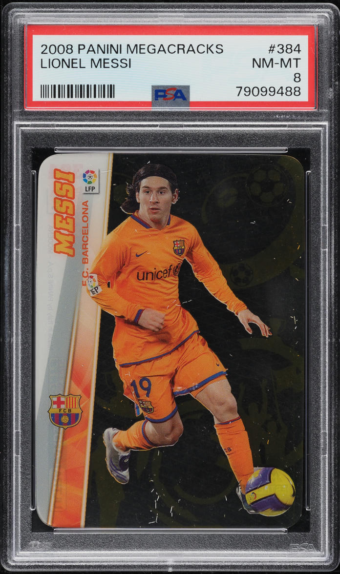 2007 Mundi Cromo Lionel Messi PSA8(メッシ) Lionel Messi 2007 Mundicromo Fichas Liga Round Corners PSA 8