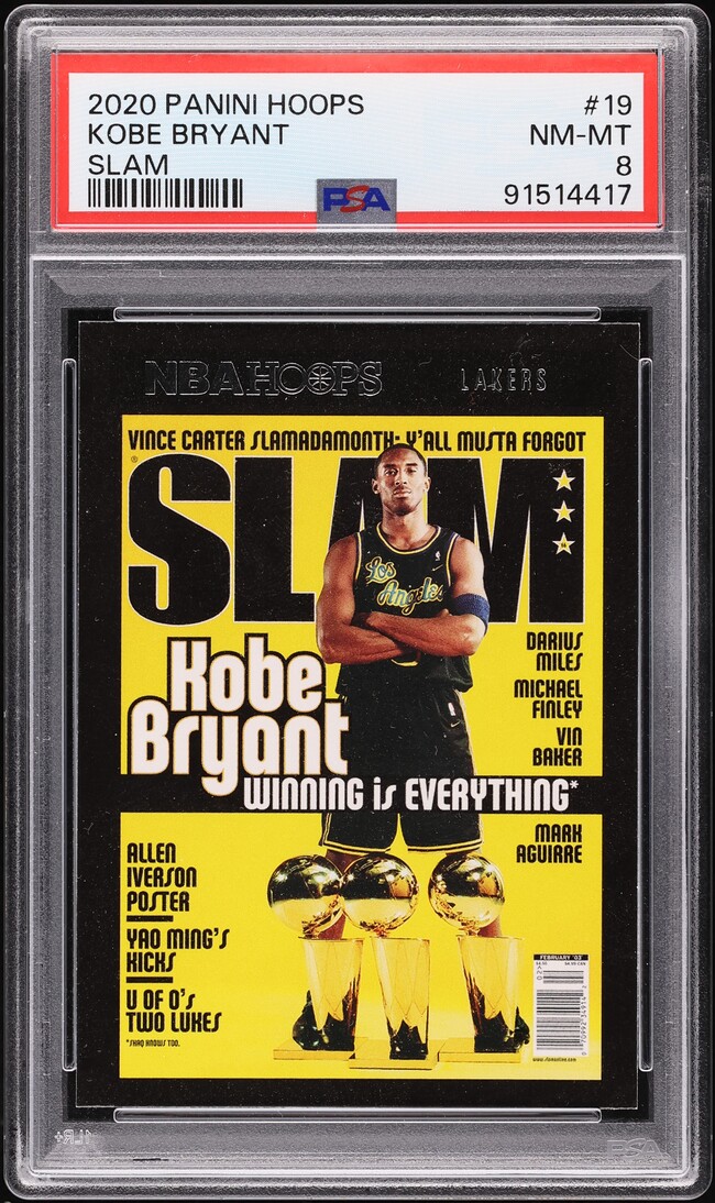 その他 KOBE BRYANT 2020 Panini Hoops 2020 Hoops Slam Kobe Bryant #19 PSA 8 NM-MT on Fanatics Collect