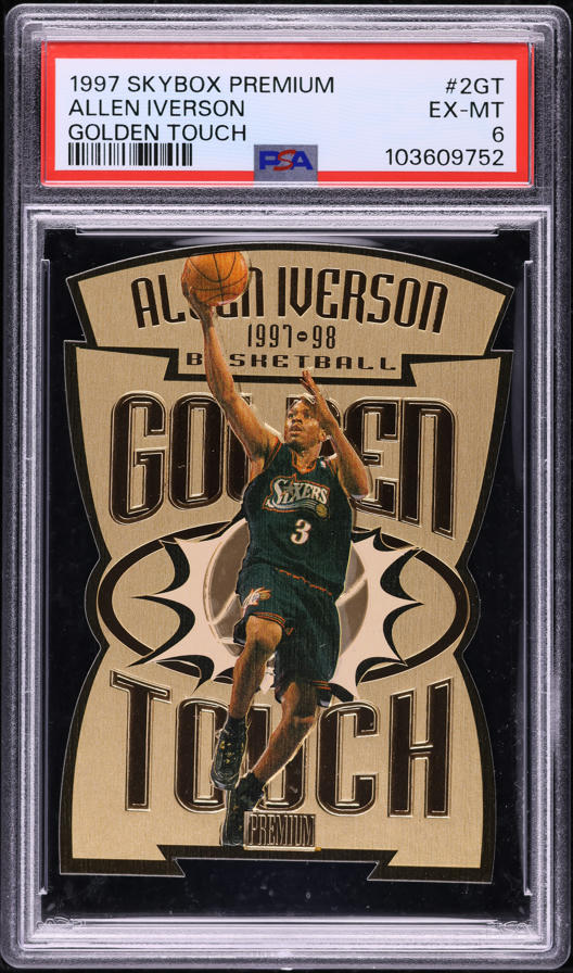 1996 Skybox Premium Golden Touch Die-Cut Michael Jordan #5