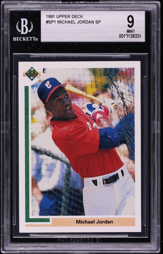 1991 Upper Deck Michael Jordan ROOKIE #SP1 BGS 9 MINT