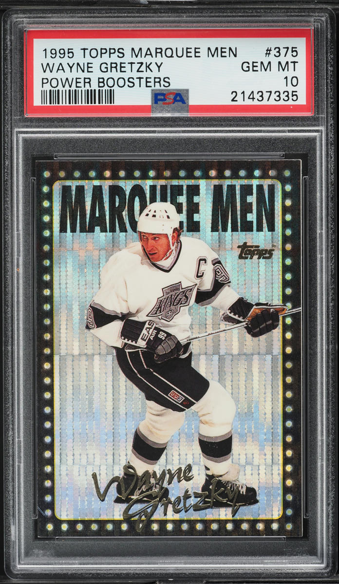 1995 Topps Marquee Men Power Boosters Wayne Gretzky #375 PSA 10 GEM MINT