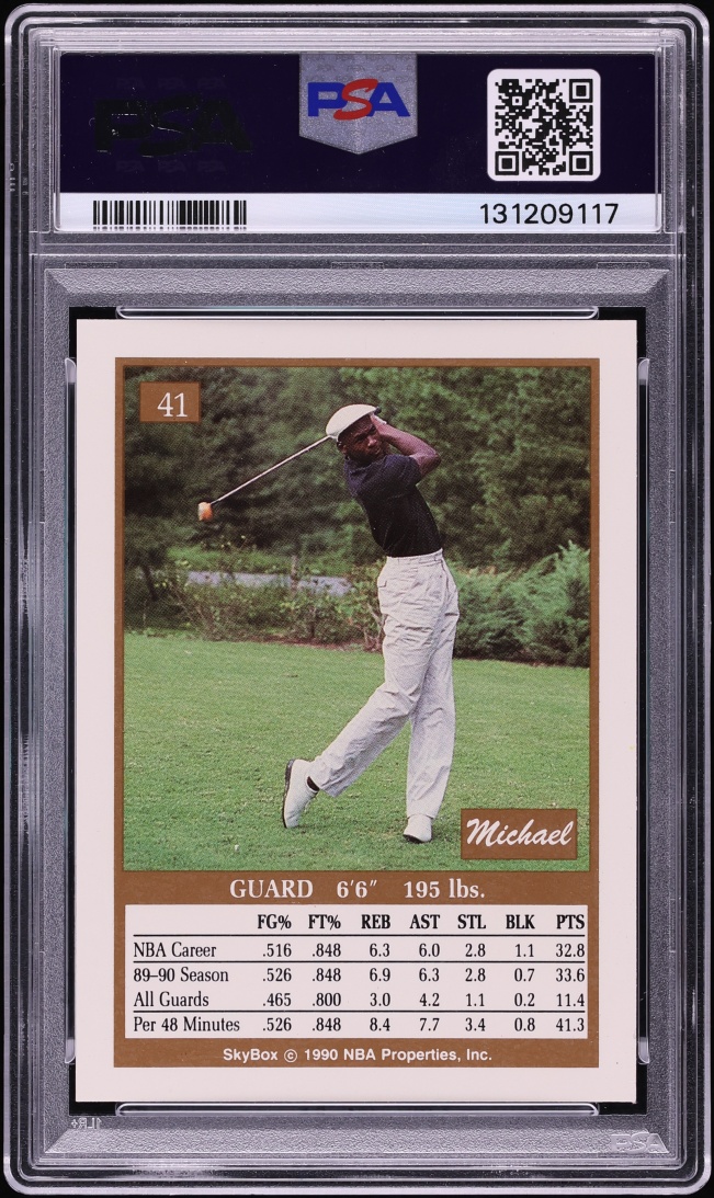 1990 Skybox Basketball Michael Jordan #41 PSA 10 GEM MINT