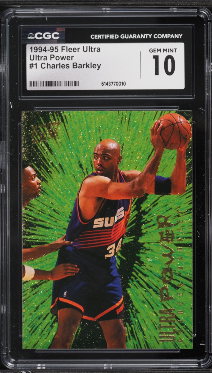 1994 Ultra Power Charles Barkley #1 CGC 10 GEM MINT