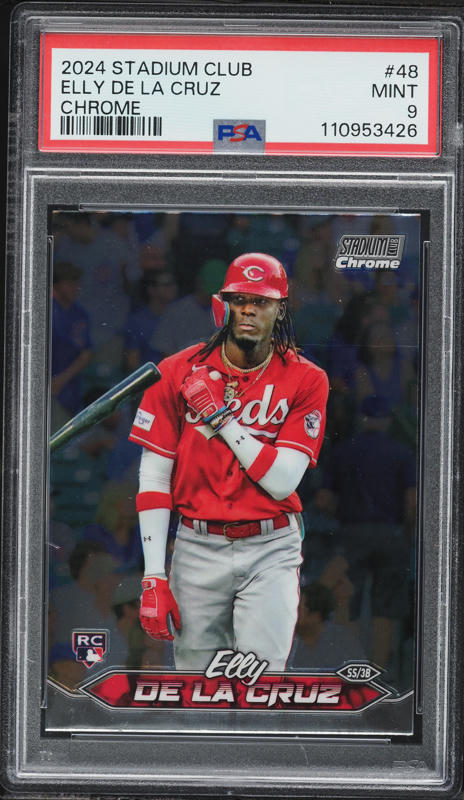 2024 Topps Chrome Update Sizzle Elly De La Cruz ROOKIE #SIZ5 PSA