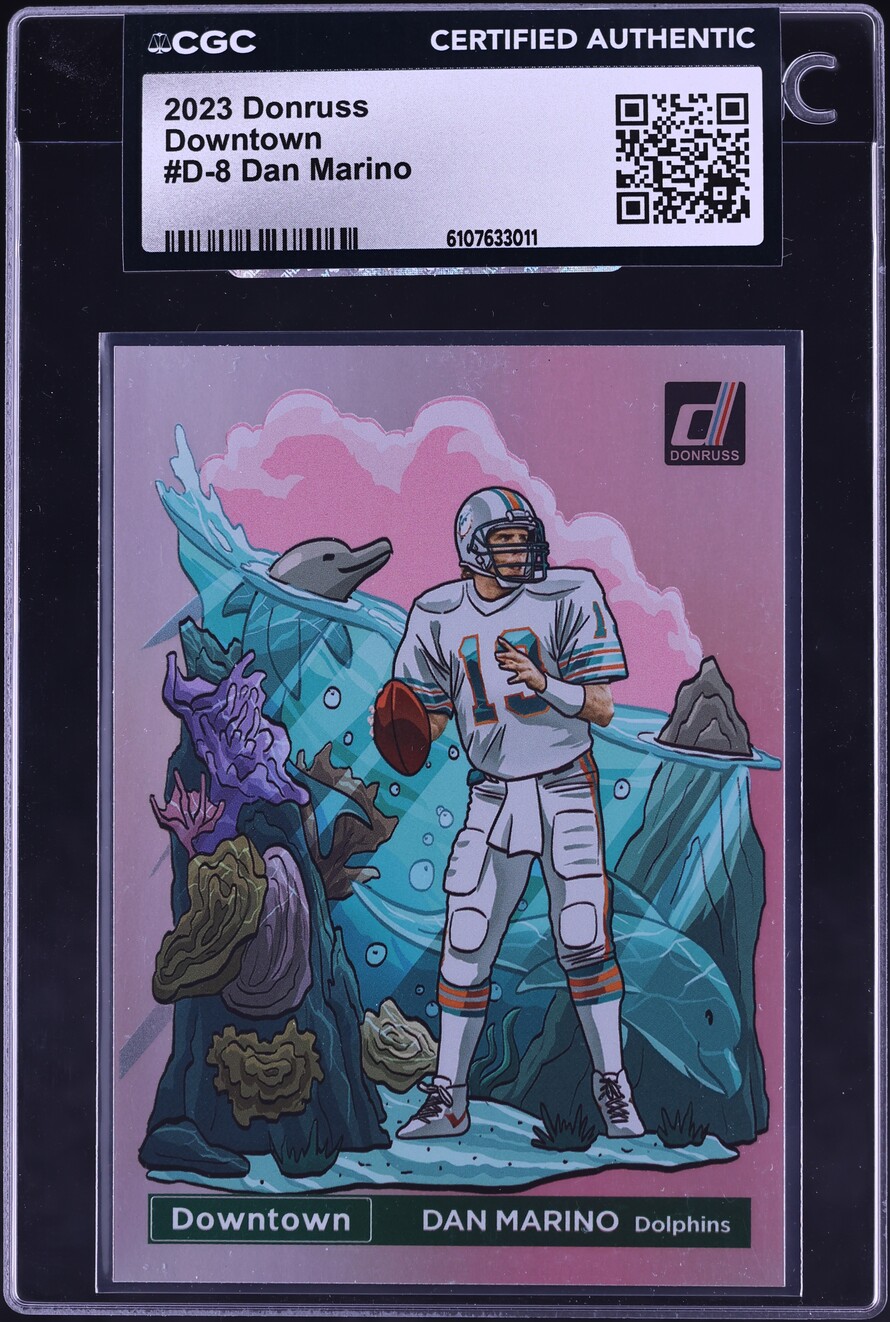 2023 Donruss Downtown Dan Marino #D-8 CGC AUTH