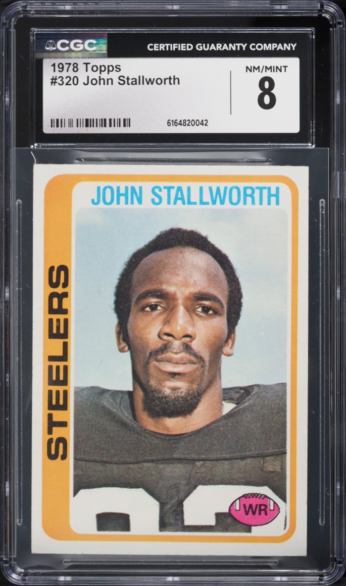 1978 Topps Football John Stallworth #320 CGC 8 NM-MT