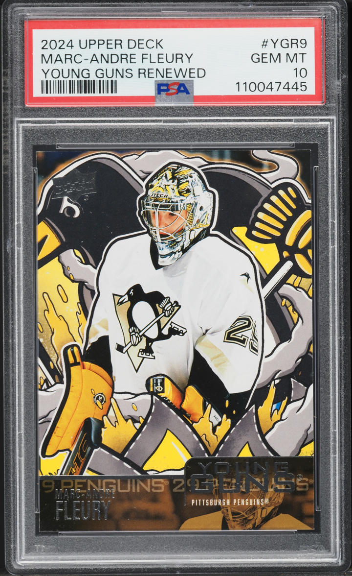 2024 Upper Deck Young Guns Renewed Marc-Andre Fleury #YGR9 PSA 10 GEM MINT