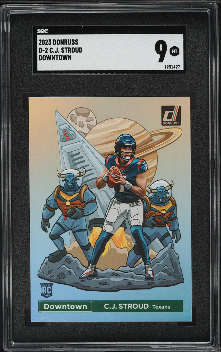 2023 Donruss Downtown C.J. Stroud ROOKIE #D-2 SGC 9 MINT