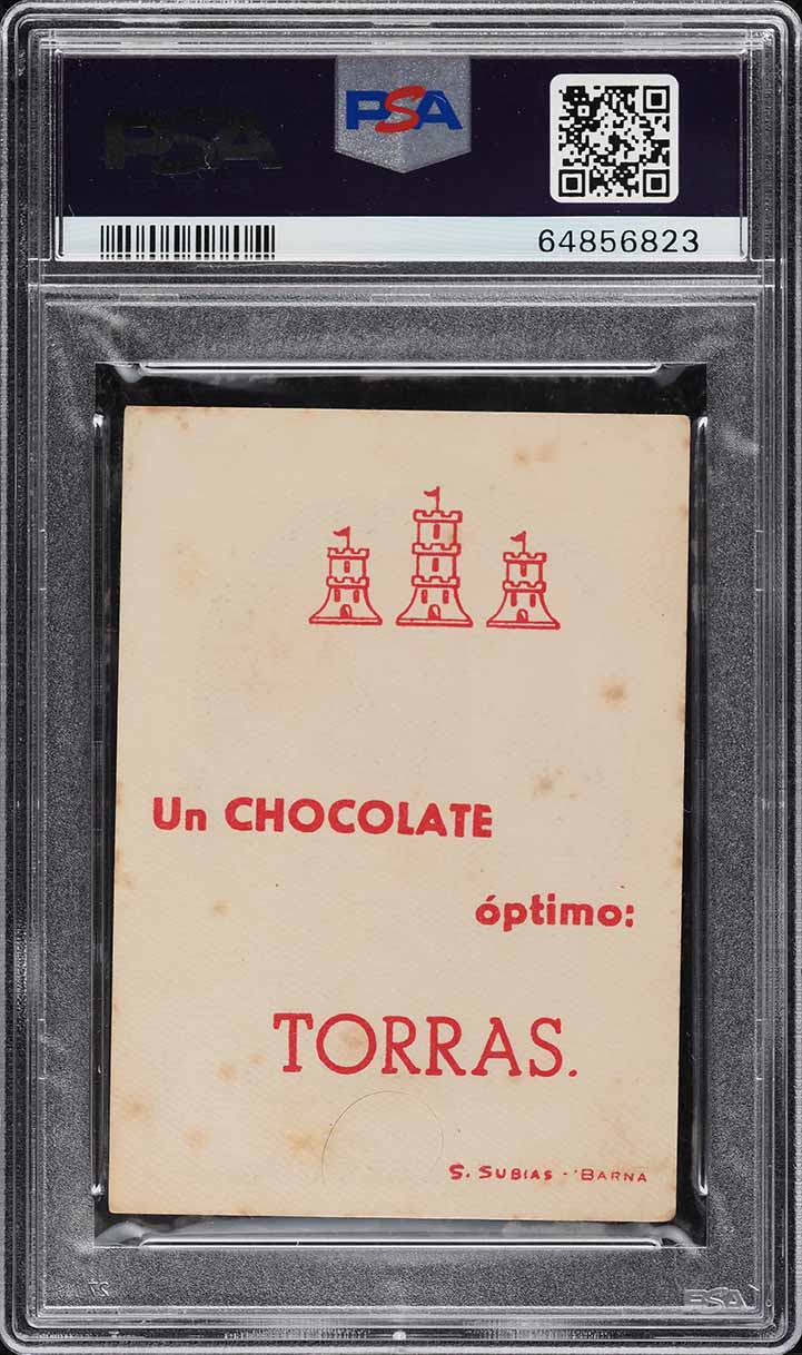 1953 S. Subias Chocolates Torras Futbolistas Alfredo Di Stefano ROOKIE PSA 3 VG - Photo 2