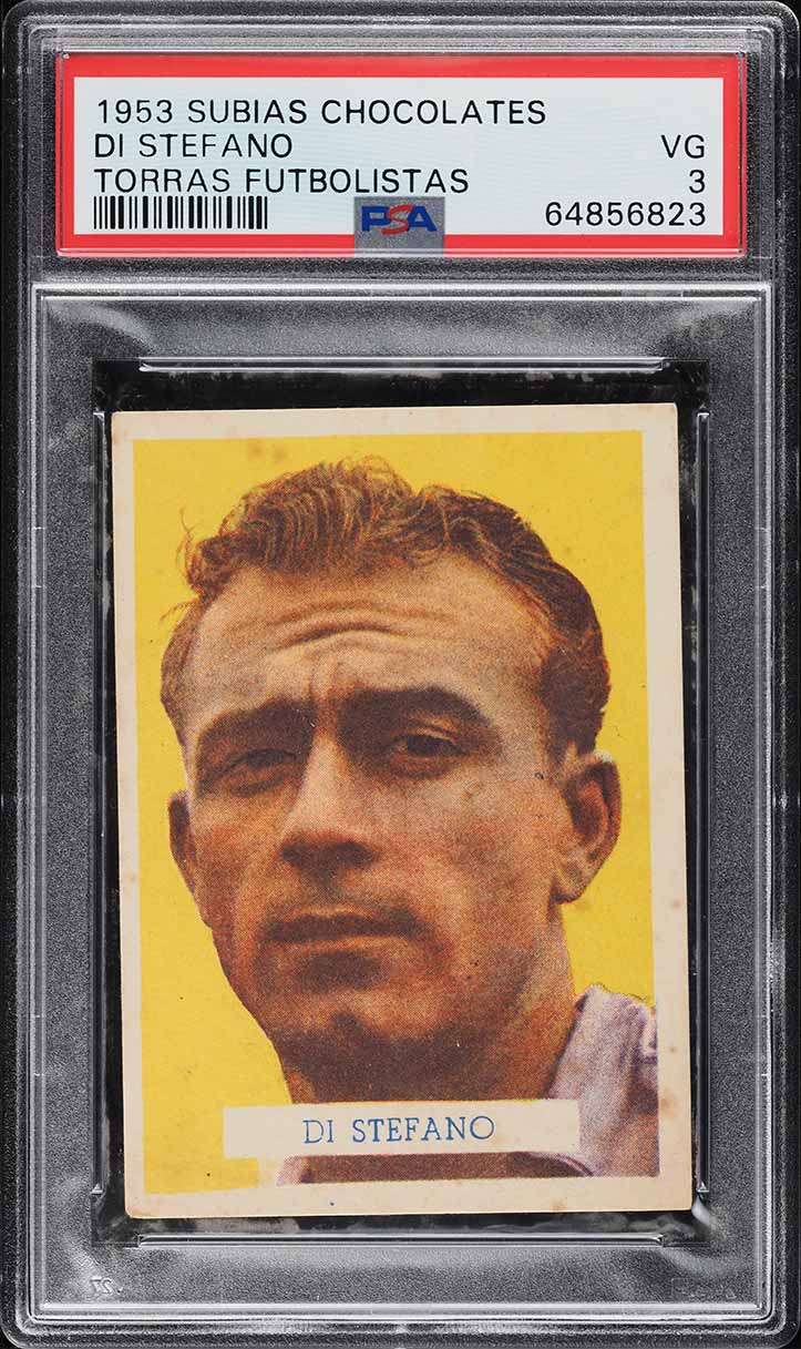 1953 S. Subias Chocolates Torras Futbolistas Alfredo Di Stefano ROOKIE PSA 3 VG - Photo 1