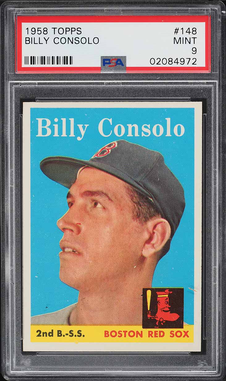 1958 Topps Billy Consolo #148 PSA 9 MINT
