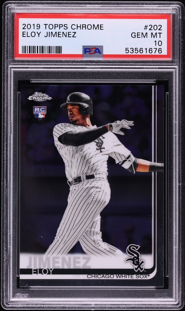 2019 Topps Chrome Eloy Jimenez ROOKIE #202 PSA 10 GEM MINT