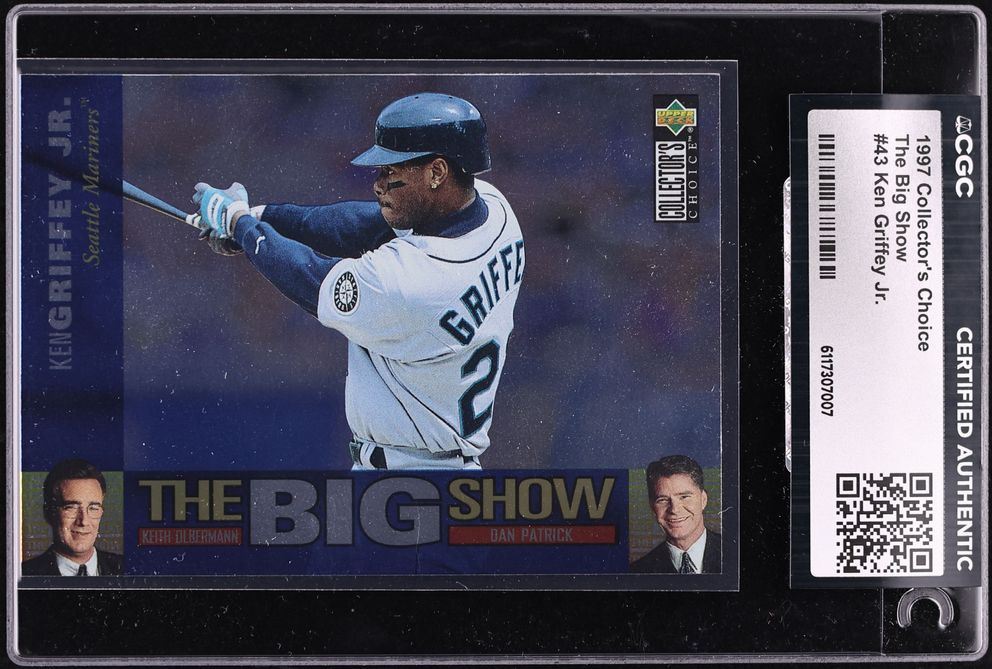1997 Collector's Choice The Big Show Ken Griffey Jr. #43 CGC AUTH