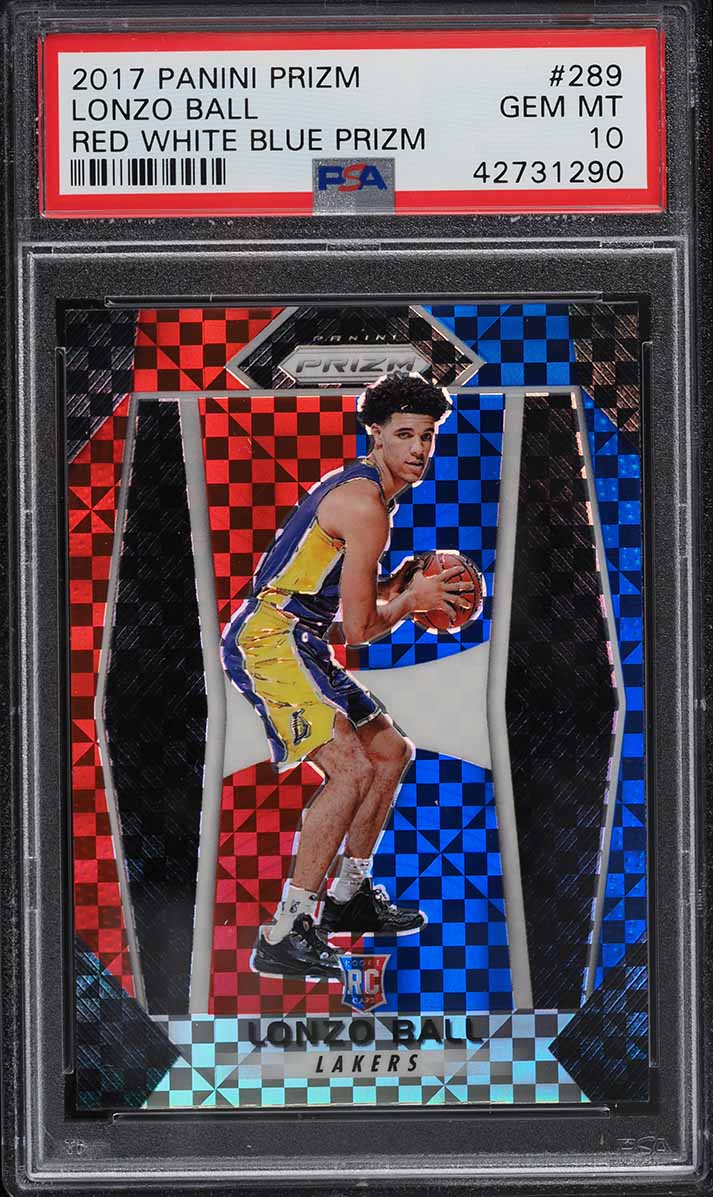 Prizm fast break purple Lonzo Ball RC/75 Lonzo Ball [Gold] #75