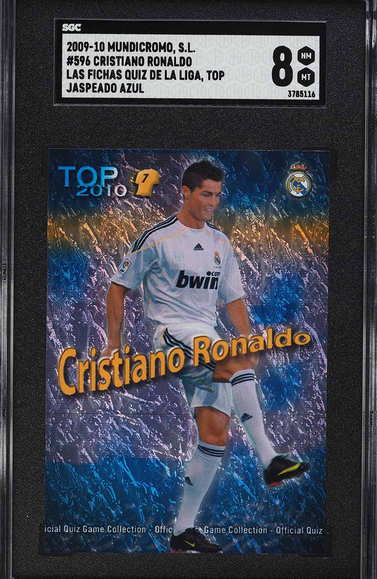 2009 Panini Real Madrid Cristiano Ronaldo #80 PSA 10 GEM MINT on