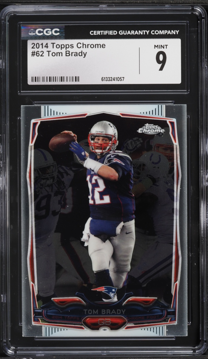 2014 Topps Chrome Tom Brady #62 CGC 9 MINT