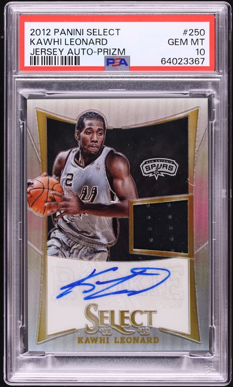 2012 National Treasures Kawhi Leonard ROOKIE PATCH AUTO /199 #114