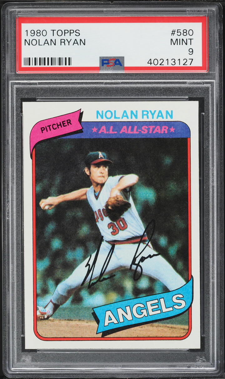 1980 Topps Nolan Ryan #580 PSA 9 MINT