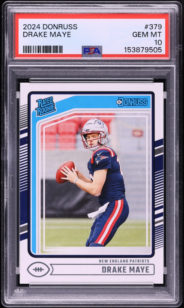 2024 Donruss Football Drake Maye ROOKIE #379 PSA 10 GEM MINT