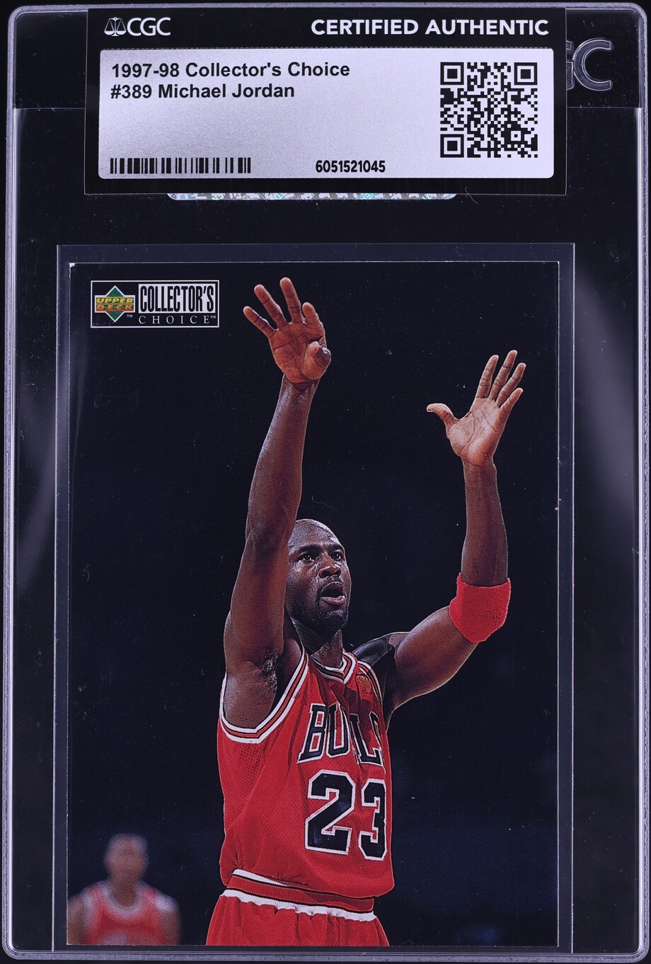 1997 Collector's Choice Michael Jordan #389 CGC AUTH